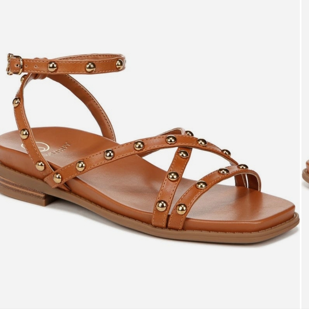 Sam and Libby Brandi 2 Sandal Brown Studded Women's Sandals
